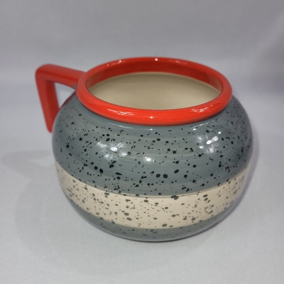 Main & Local Curling Rock Mug Coffee Cup Ceramic Hand Painted - Picture 3 of 4